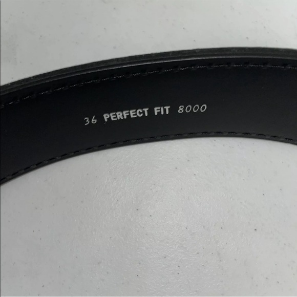 Aker Leather B01 Sam Browne Leather-Lined Duty Belt, 2-1/4” Width, Black 36” - Picture 4 of 6